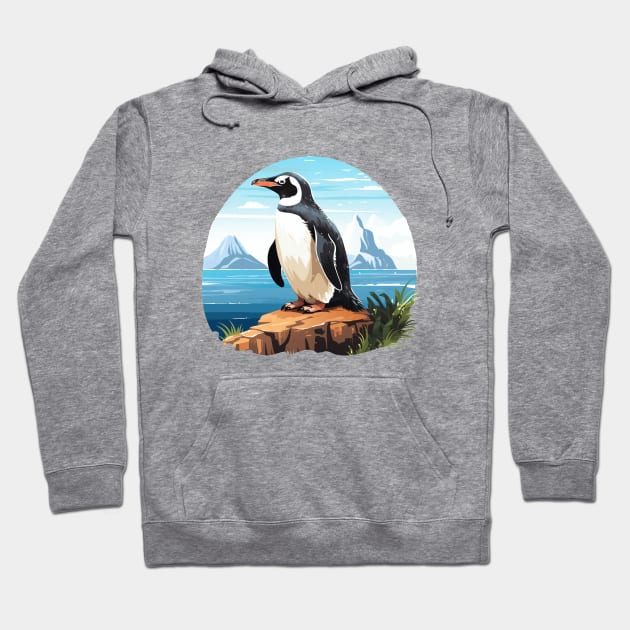 Galapagos Penguin Hoodie by zooleisurelife